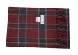 (image for) Woven Cashmere Feel Plaid Scarf Z46 Red/Black