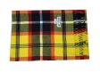 (image for) Woven Cashmere Feel Plaid Scarf Z46 Yellow/Black