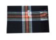 (image for) Woven Cashmere Feel Plaid Scarf Z47 Black