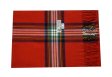 (image for) Woven Cashmere Feel Plaid Scarf Z47 Red