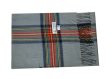 (image for) Woven Cashmere Feel Plaid Scarf Z47 Grey