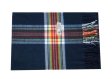 (image for) Woven Cashmere Feel Plaid Scarf Z47 Navy
