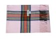 (image for) Woven Cashmere Feel Plaid Scarf Z47 Pink