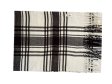 (image for) Woven Cashmere Feel Plaid Scarf Z49 Black/White