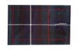 (image for) Woven Cashmere Feel Plaid Scarf Z49 Teal/Red 