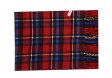(image for) Woven Cashmere Feel Plaid Scarf Z49 Blue/Red 