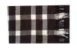 (image for) Woven Cashmere Feel Plaid Scarf Z50 Black/White