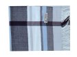(image for) Woven Cashmere Feel Plaid Scarf Z51 Grey