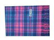 (image for) Woven Cashmere Feel Plaid Scarf Z52 Pink/Blue