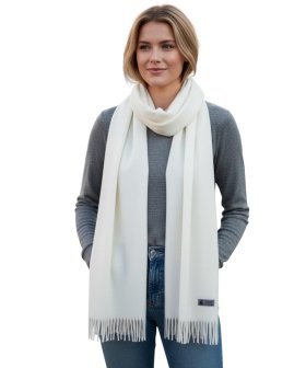 Winter Cashmere Feel Wrap Ivory