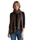 (image for) Paisley Jacquard Pashmina Black/Coffee