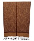 (image for) Paisley Jacquard Pashmina Dark Cholocate