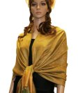 (image for) Paisley Jacquard Pashmina Gold