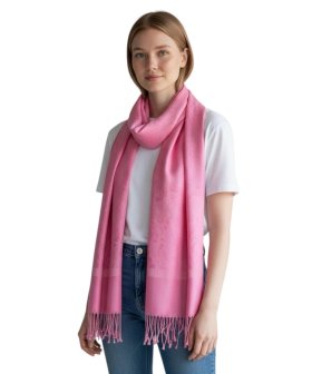 Paisley Jacquard Pashmina Pale Magenta