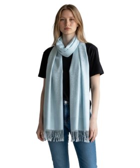 Paisley Jacquard Pashmina Light Sky Blue