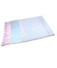 (image for) Paisley Jacquard Pashmina Pale Blue/ Pink