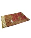 (image for) Jacquard Paisley Pashmina 2-Ply Red Brown