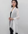 (image for) Solid Lightweight Scarf White