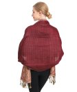 (image for) Big Paisley Thicker Pashmina Jujube Red