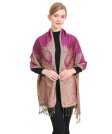 (image for) Big Paisley Thicker Pashmina Magenta