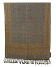 (image for) Border Patterned Pashmina Pale Goldenrod