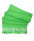 (image for) Silky Soft Solid Pashmina Scarf Emerald Green