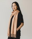 (image for) Silky Soft Solid Pashmina Scarf Dusty Pink