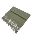 (image for) Silky Soft Solid Pashmina Scarf Sage Green