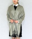 (image for) Silky Soft Solid Pashmina Scarf Sage Green