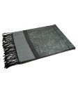(image for) Paisley Jacquard Pashmina Dark Grey