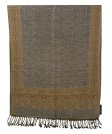 (image for) Border Patterned Pashmina Pale Goldenrod