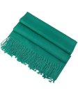 (image for) Light Teal Solid Pashmina