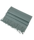(image for) Silky Soft Solid Pashmina Scarf Powder Blue