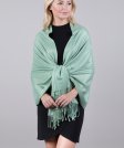 (image for) Silky Soft Solid Pashmina Scarf Tiffany