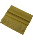 (image for) Silky Soft Solid Pashmina Scarf Mustard