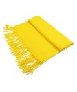 (image for) Golden Yellow Solid Pashmina Label Scarf