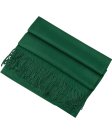 (image for) Silky Soft Solid Pashmina Scarf Dark Green