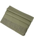 (image for) Silky Soft Solid Pashmina Scarf Sage Green