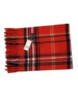 (image for) Cashmere Feel Classic Scarf 18-4 Red/Black