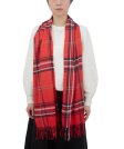 (image for) Cashmere Feel Classic Scarf 18-4 Red/Black