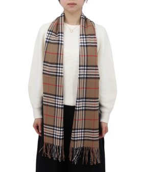 (image for) Cashmere Feel Classic Scarf Dark Beige