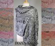 (image for) Dots Paisley Pashmina 1 DZ, Asst. Color