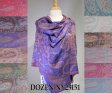 (image for) Gorgeous Paisley Pashmina 1 DZ, Asst. Color