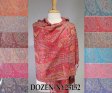 (image for) Traditional Paisley Pashmina 1 DZ, Asst. Color