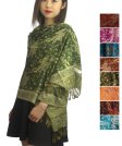 (image for) Jacquard Paisley Pashmina 1 DZ, Asst. Color