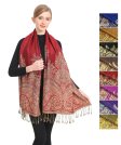 (image for) Pashmina w/ Big Paisley Thicker FA036Mix (1 DZ, Asst.)