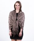 (image for) Silky Soft Solid Pashmina Scarf Mocha