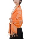 (image for) Rose & Leaf Pashmina Orange