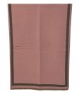 (image for) Reversible Border Cashmere Shawl Pink