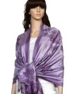 (image for) Rose & Leaf Pashmina Light Purple